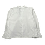 Naida Camicia Manica Lunga tinta unita Bianco per Bambina NACA160 BIANCO NAIDA 