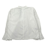 Naida Camicia Manica Lunga tinta unita Bianco per Bambina NACA160 BIANCO NAIDA 