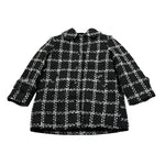 Naida Cappotto tinta unita Nero per Bambina NAGB302 NERO NAIDA 