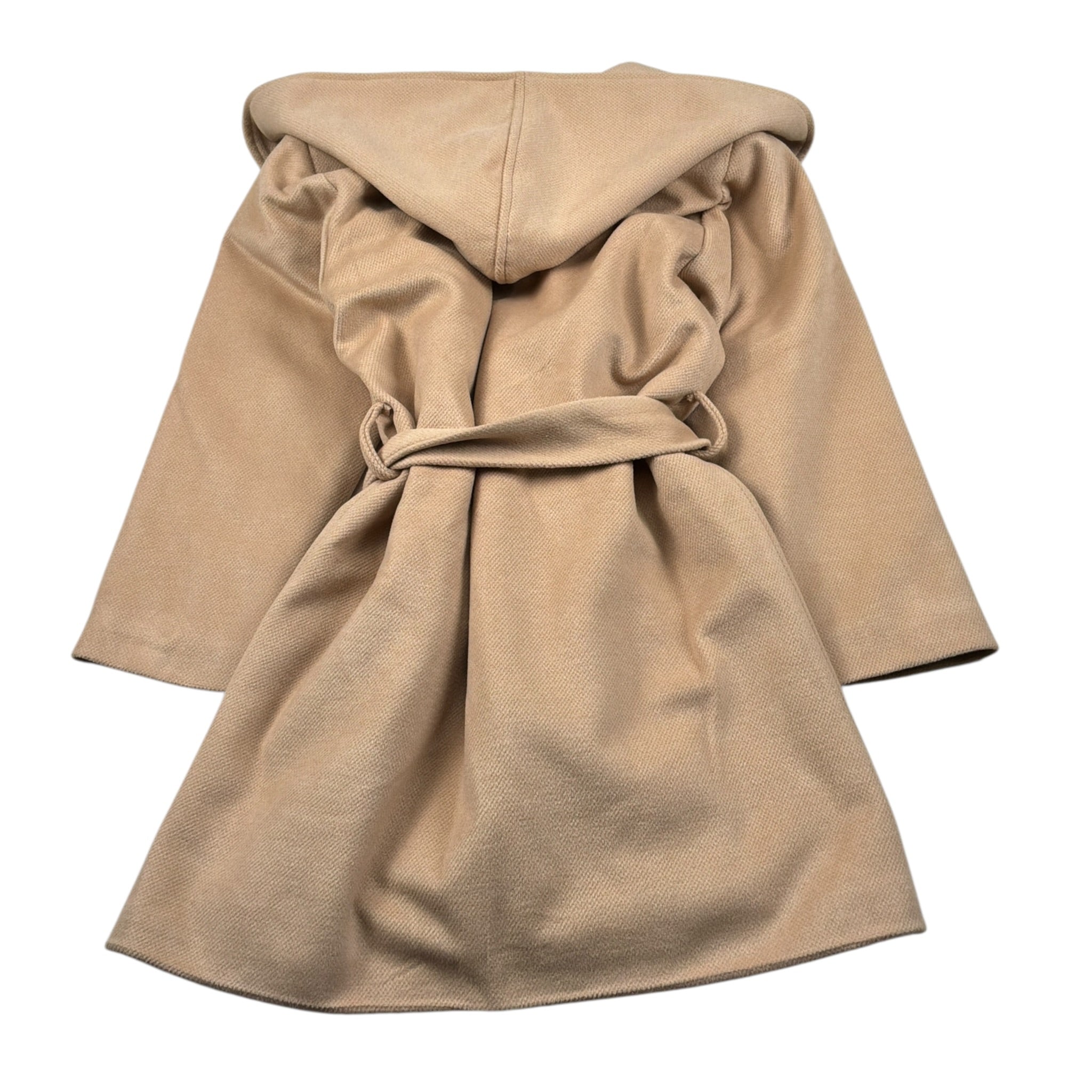 Naida Cappotto tinta unita con Cappuccio Cammello per Bambina NAGB314 CAMMELLO NAIDA 