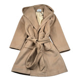 Naida Cappotto tinta unita con Cappuccio Cammello per Bambina NAGB314 CAMMELLO NAIDA 