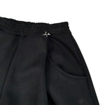 Naida Pantalone tinta unita Modello Palazzo Nero per Bambina NAPA332 NERO NAIDA 