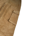 Naida Pantalone tinta unita Modello A Palazzo Cammello per Bambina NAPA357 CAMMELLO NAIDA 