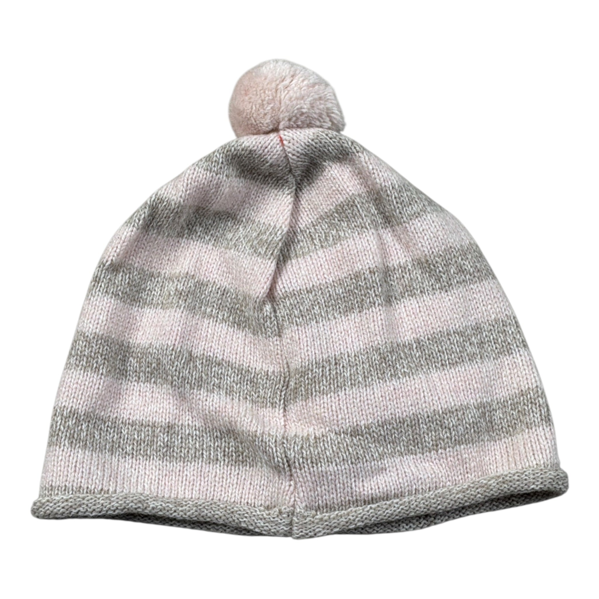 Nanan Cappello Fantasia A Righe Rosa/Beige per Neonata I22082 ROSA/BEIGE NANAN 
