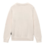 Napapijri Maglia tinta unita con Stampa Panna per Bambino NP0A88ZFN1J1 PANNA NAPAPIJRI 
