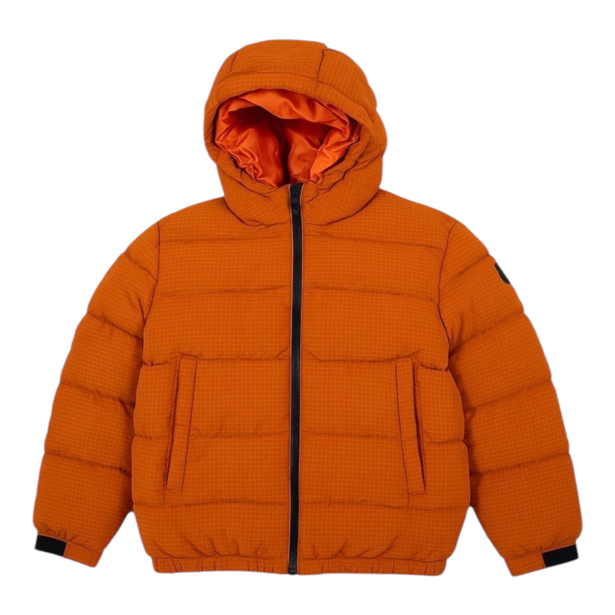 Napapijri Giubbino tinta unita con Zip E Cappuccio Arancione per Bambino NP0A88ZUA681 ARANCIONE NAPAPIJRI 