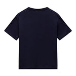 Napapijri T-Shirt tinta unita con Stampa Blu per Bambino NP0A88ZW176 BLU NAPAPIJRI 