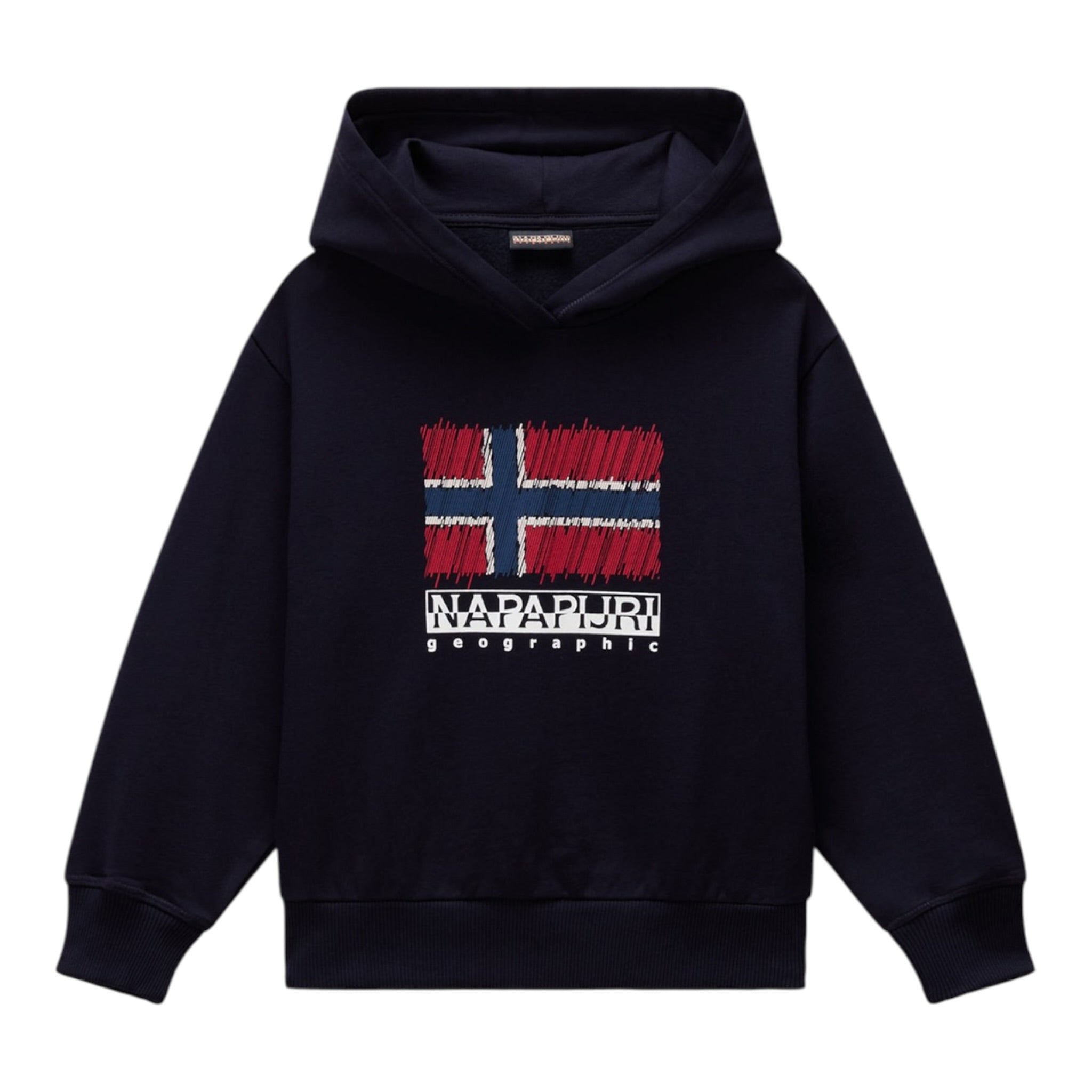 Napapijri Felpa Chiusa con Cappuccio tinta unita Blu per Bambino NP0A88ZX176 BLU NAPAPIJRI 