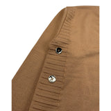 Neera 20.52 Maglia Scollo A V tinta unita Cammello per Bambina 2544610340 CAMMELLO NEERA 20.52 