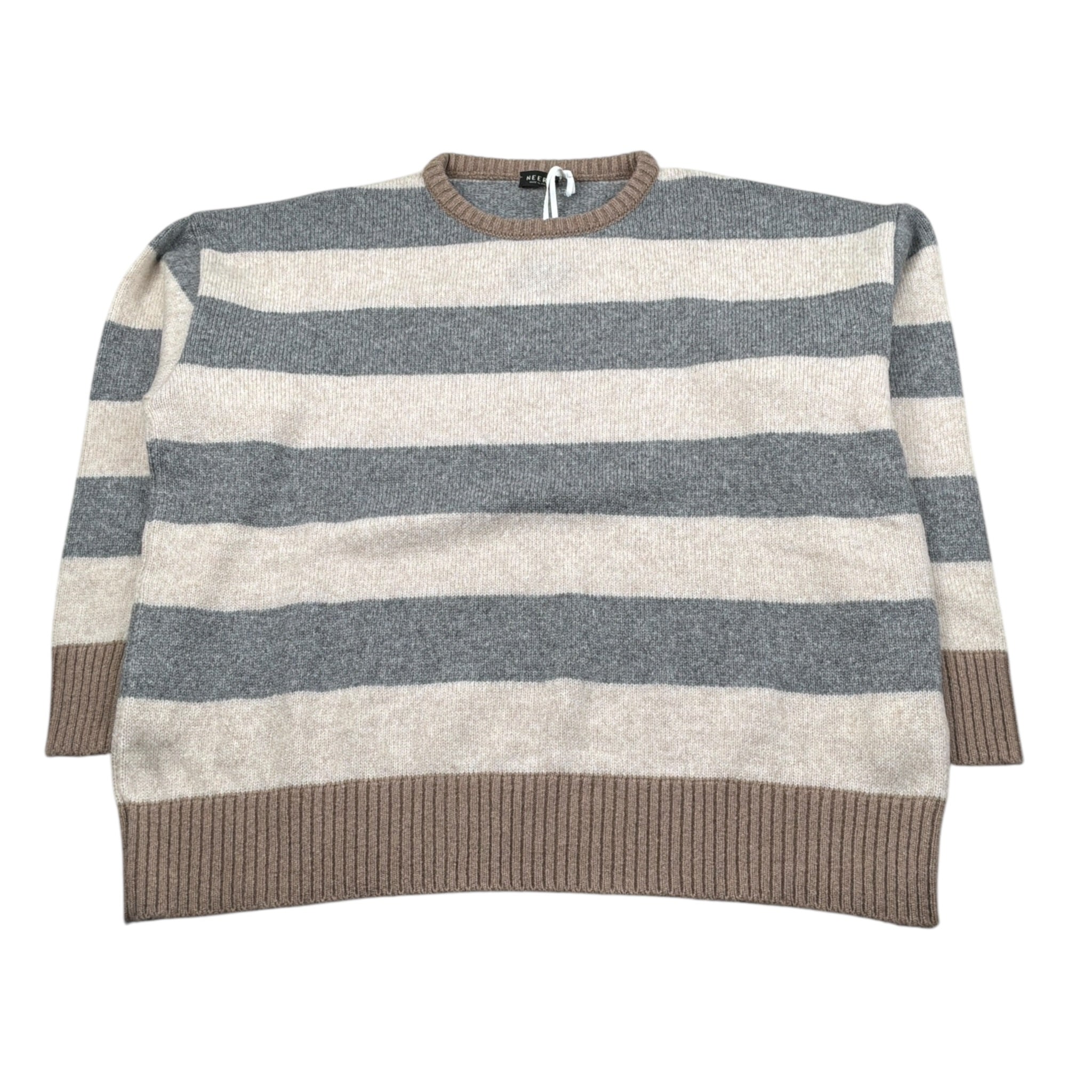 Neera 20.52 Maglia Girocollo Fantasia A Righe Grigio per Bambina 25779160142 GRIGIO NEERA 20.52 