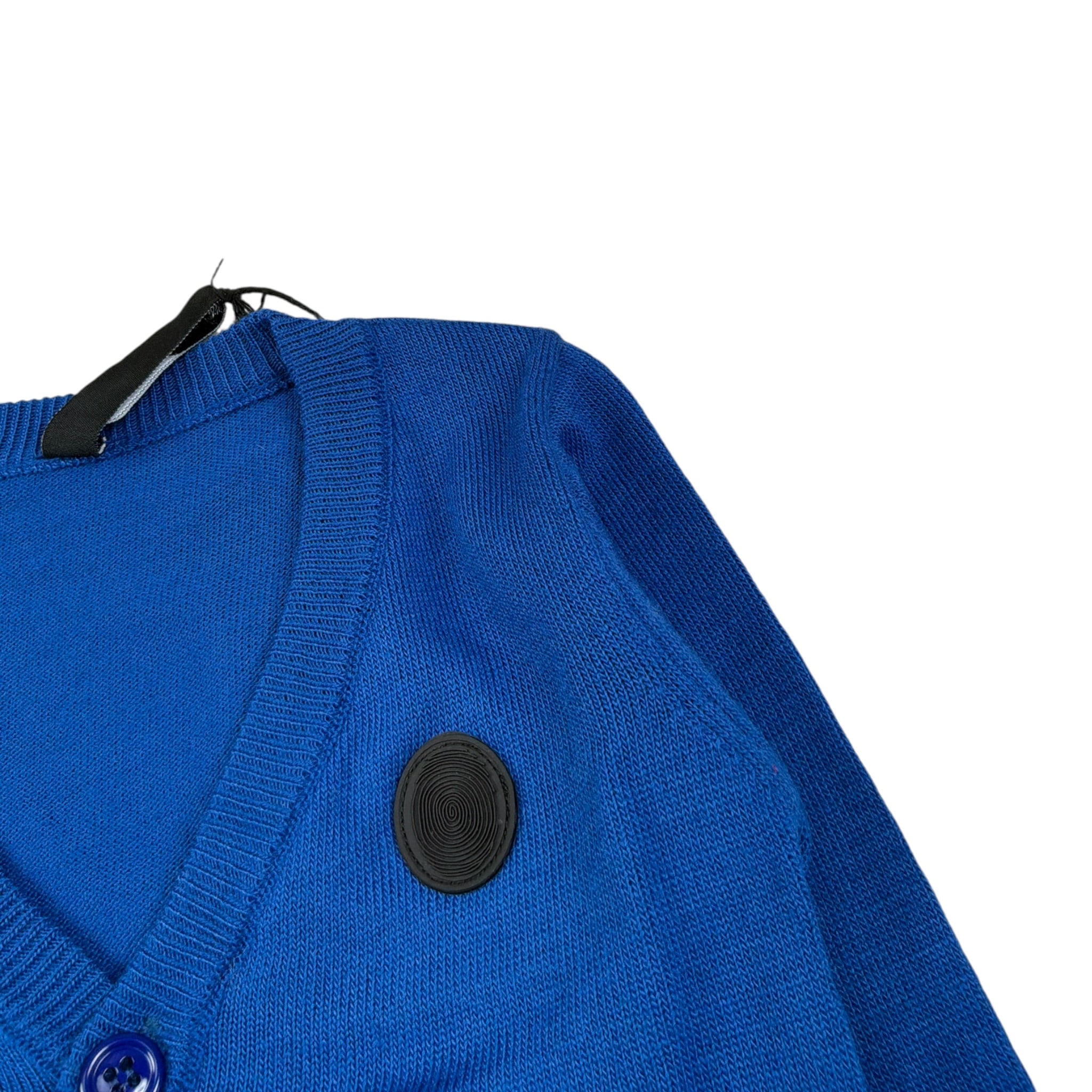 Never Too Cardigan tinta unita con Bottoni Blu per Neonato NT1072N BLU NEVER TOO 