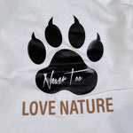 Never Too Shirt Girocollo tinta unita con Stampa Bianco per Neonato NT1840N BIANCO NEVER TOO 