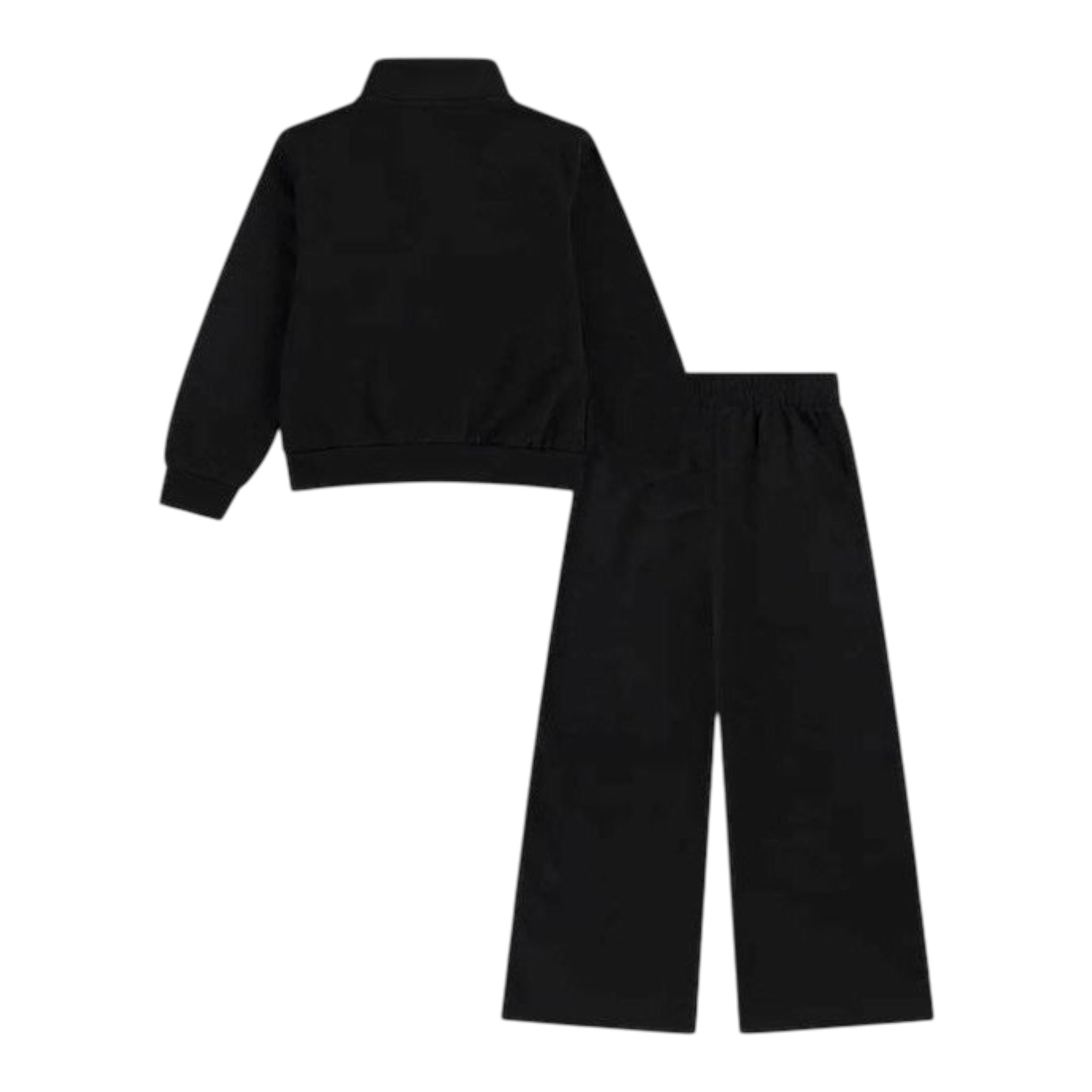 Nike Completo 2 Pezzi Felpa-Pantalone tinta unita Nero per Bambina 36N265 NERO NIKE 