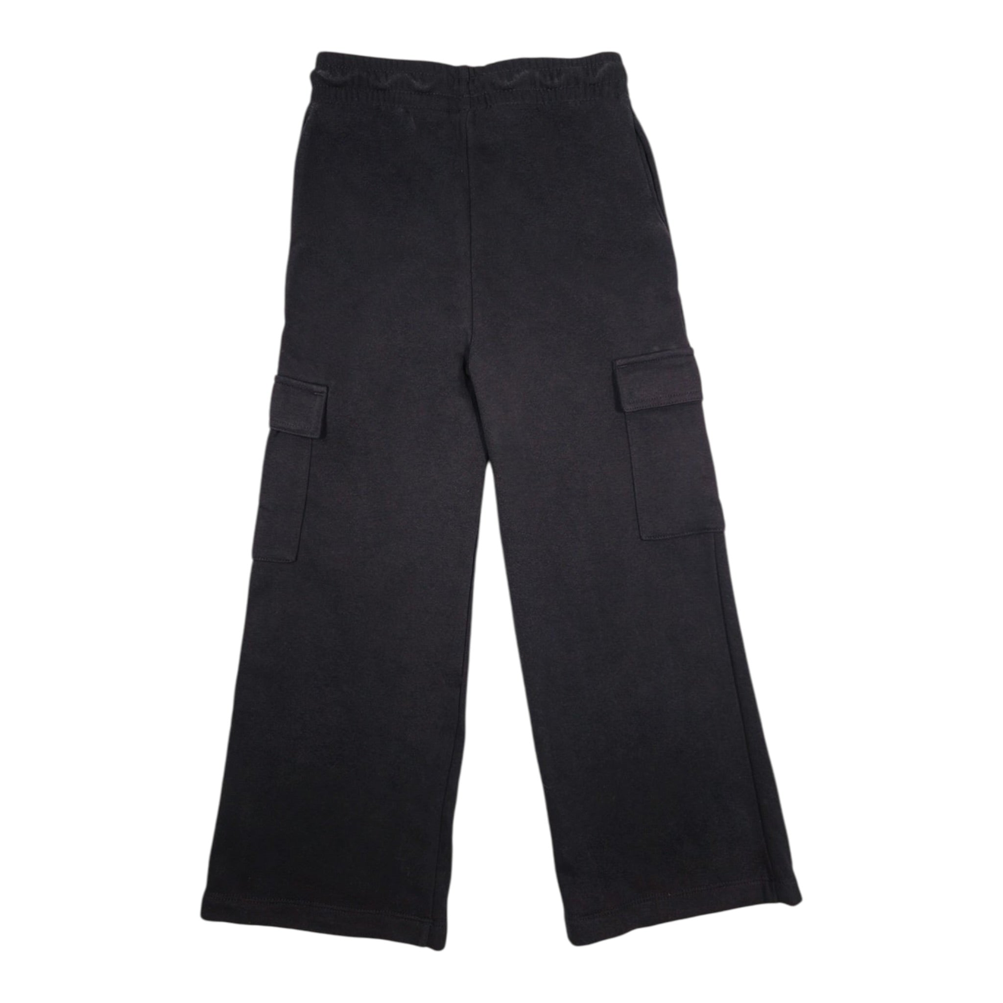 Nike Pantalone Tuta tinta unita con Logo Modello Palazzo Nero per Bambina 45D481 NERO NIKE 