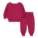 Nike Completo 2 Pezzi Felpa-Pantalone tinta unita Fuxia per Bambina 56M188J FUXIA NIKE 