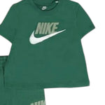 Nike Completo 3Pz Felpa-Pantalone-T-Shirt Verde per Neonato 56N341 VERDE NIKE 