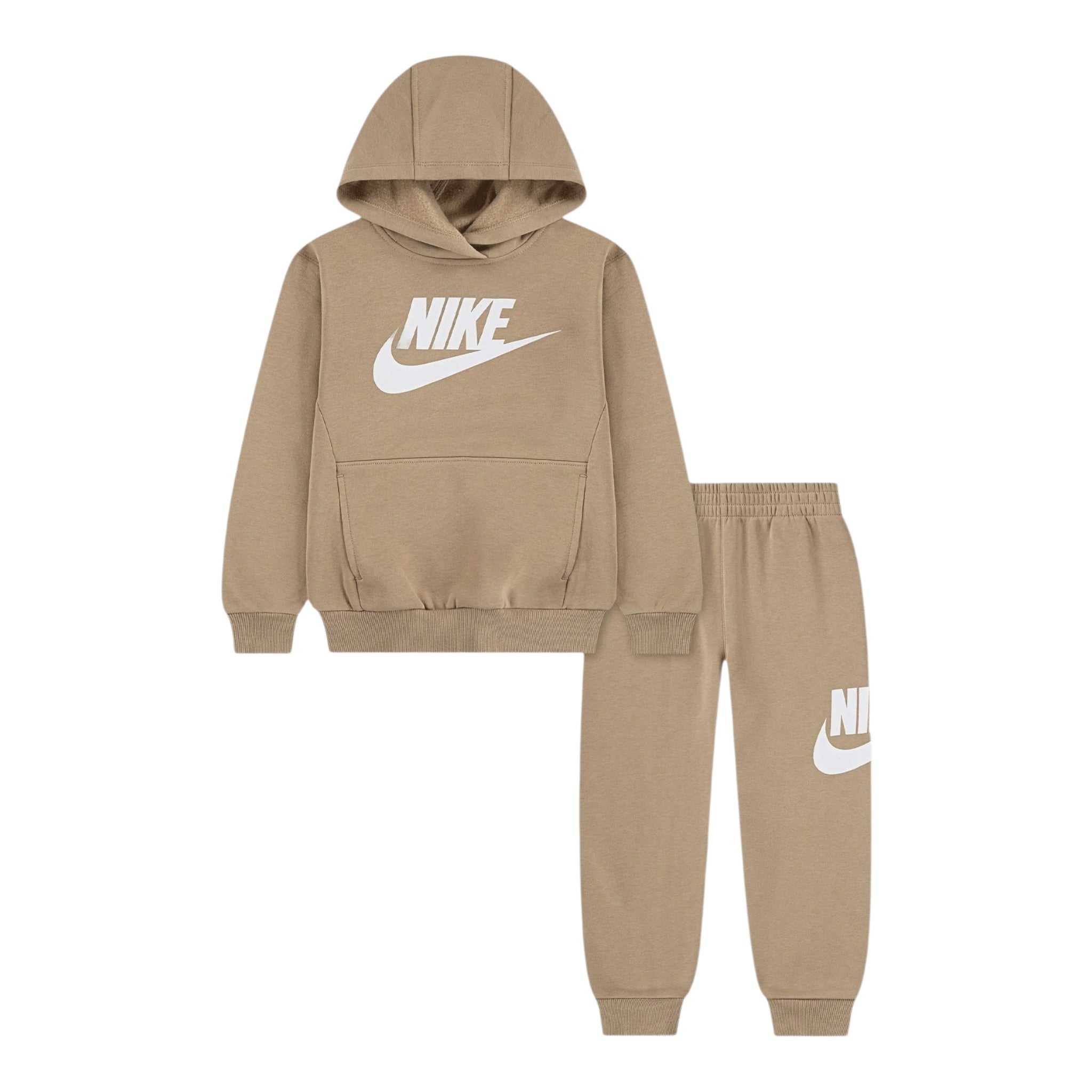 Nike Completo 2 Pezzi Felpa-Pantalone tinta unita Beige per Neonata 66L135 BEIGE NIKE 