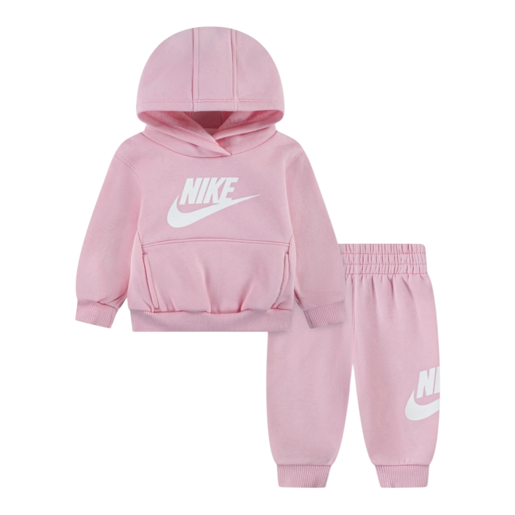 Nike Completo 2 Pezzi Felpa-Pantalone tinta unita Rosa per Neonata 66L135 ROSA NIKE 