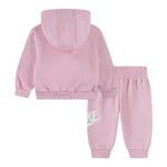 Nike Completo 2 Pezzi Felpa-Pantalone tinta unita Rosa per Neonata 66L135 ROSA NIKE 