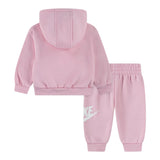 Nike Completo 2 Pezzi Felpa-Pantalone tinta unita Rosa per Neonata 66L135 ROSA NIKE 