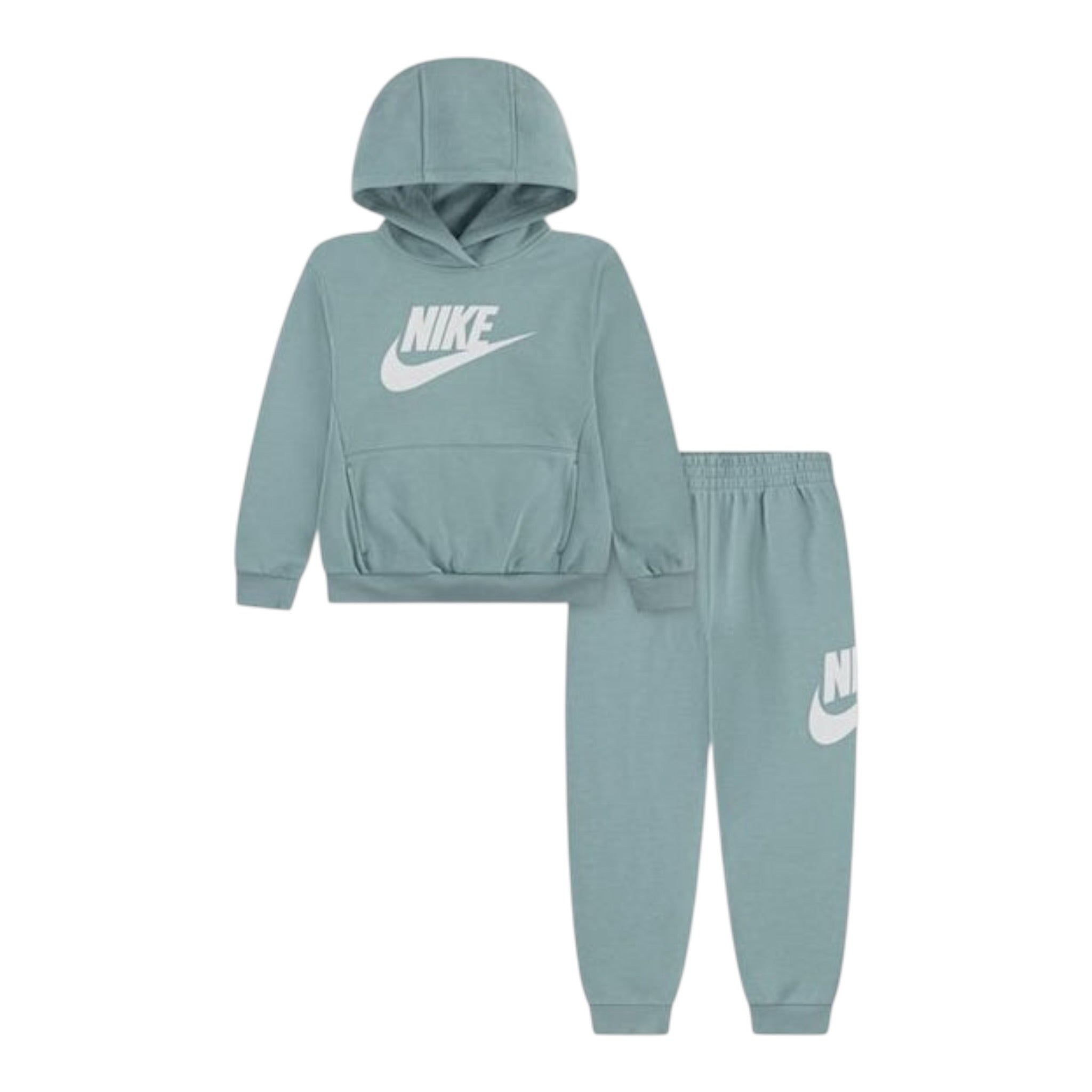 Nike Completo 2 Pezzi Felpa-Pantalone tinta unita Verde Acqua per Neonata 66L135 VERDE ACQUA NIKE 