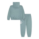 Nike Completo 2 Pezzi Felpa-Pantalone tinta unita Verde Acqua per Neonata 66L135 VERDE ACQUA NIKE 