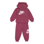 Nike Completo 2 Pezzi Felpa-Pantalone tinta unita Magenta per Neonata 66L135X MAGENTA NIKE 