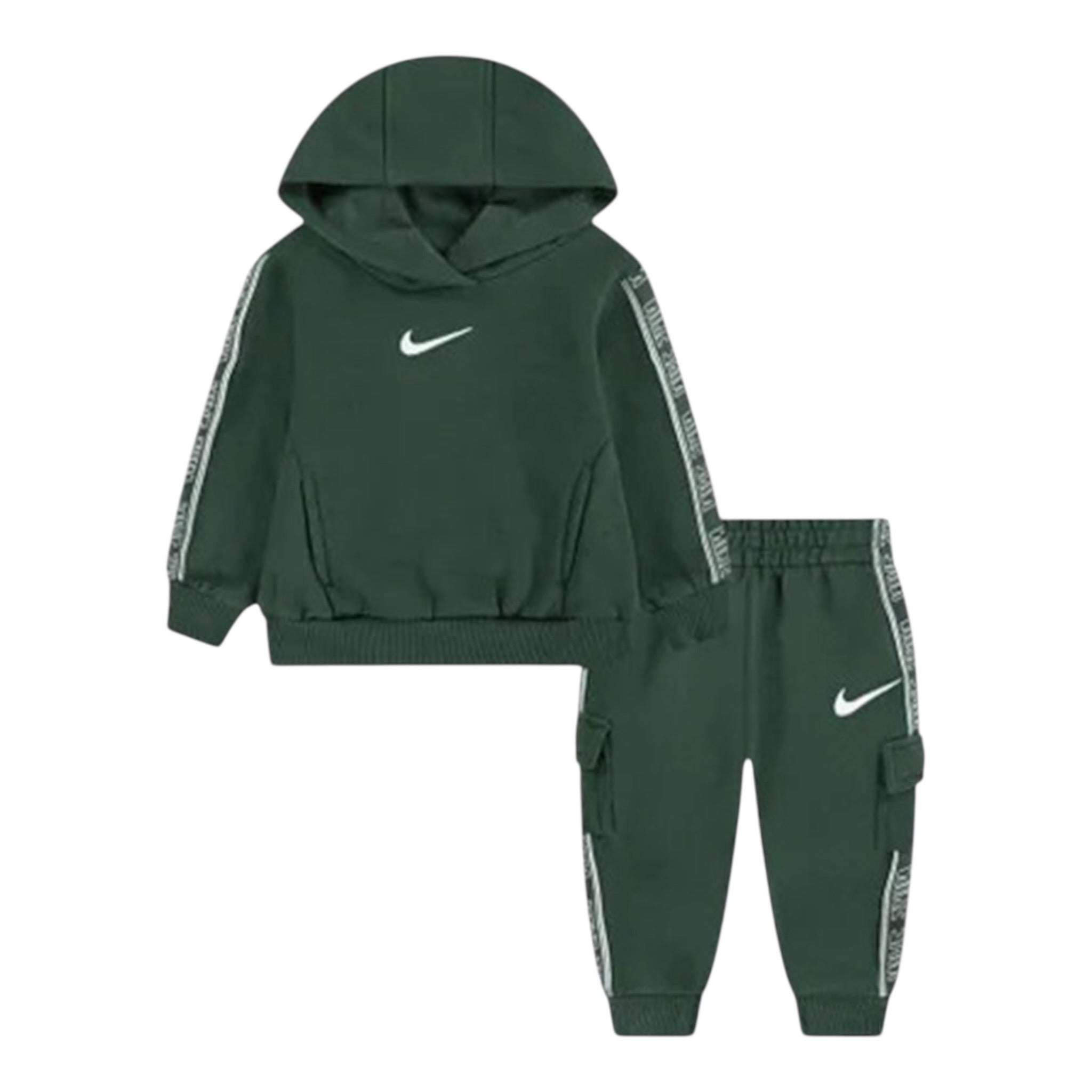 Nike Completo 2Pz Felpa-Pantalone Verde per Neonato 66N168 VERDE NIKE 