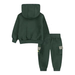 Nike Completo 2Pz Felpa-Pantalone Verde per Neonato 66N239 VERDE NIKE 