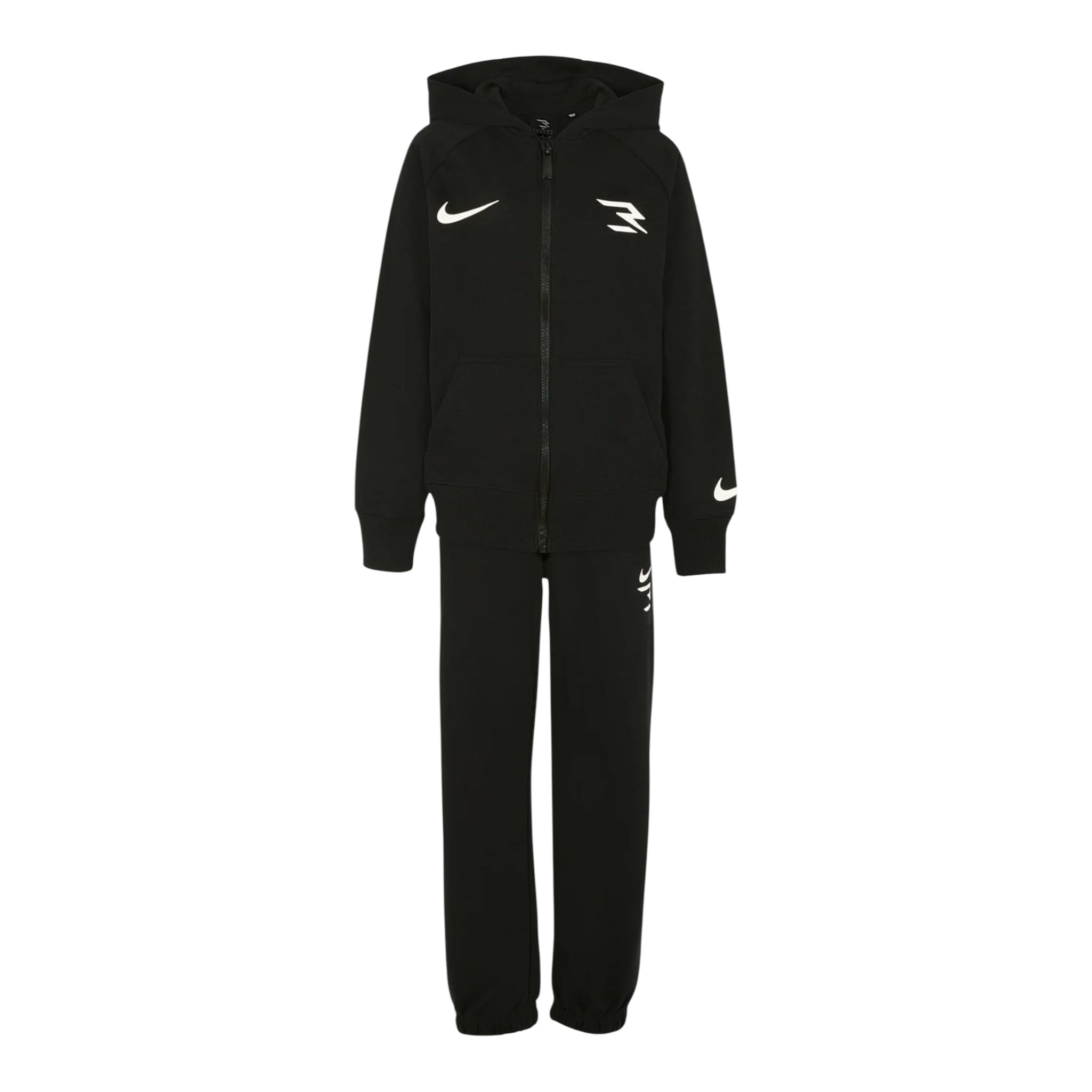 Nike Completo 2 Pezzi Felpa-Pantalone Nero per Bambino 9Q1216XX NERO NIKE 