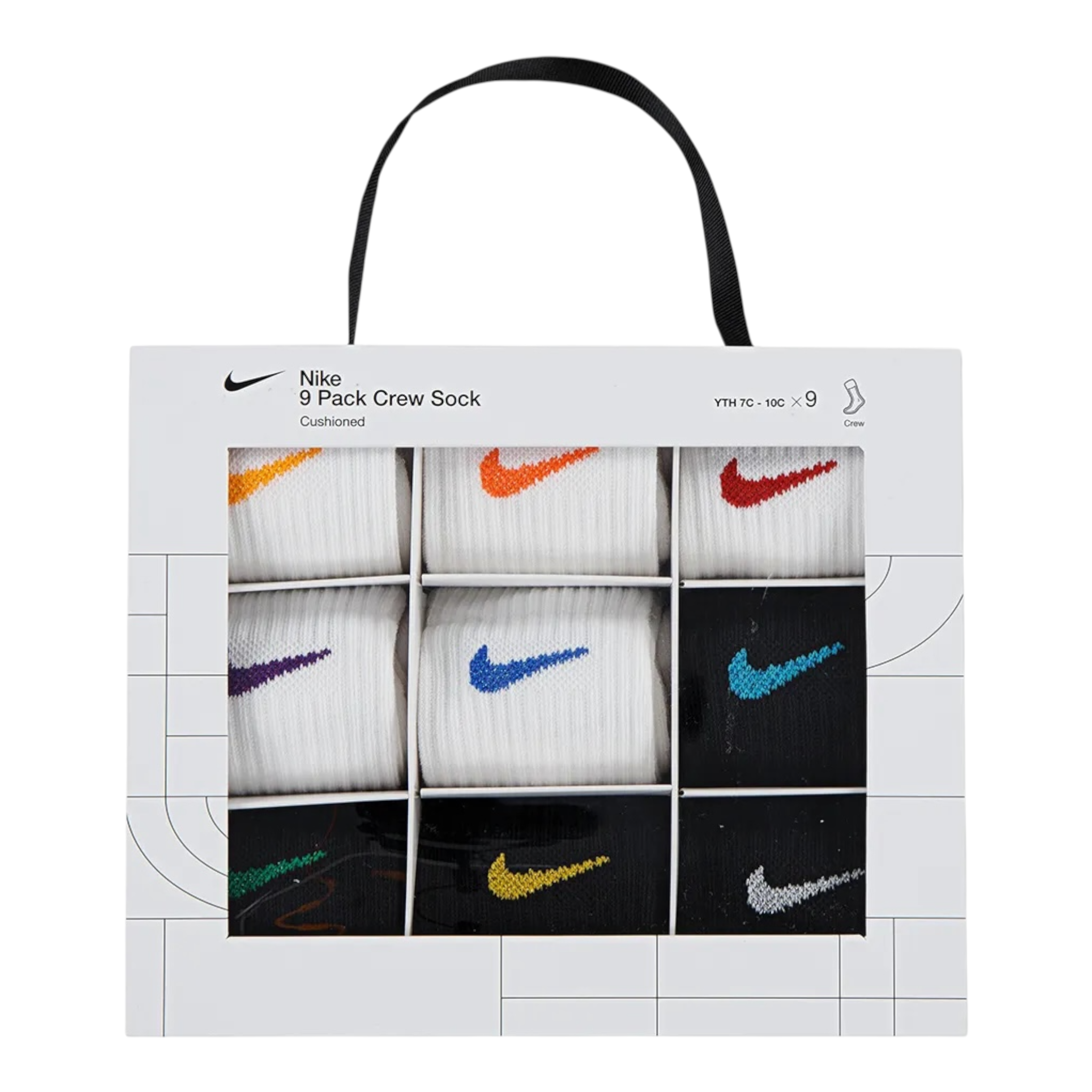 Nike Calzini Multicolor con Logo Multicolor per Bambina BN1150 MULTICOLOR NIKE 
