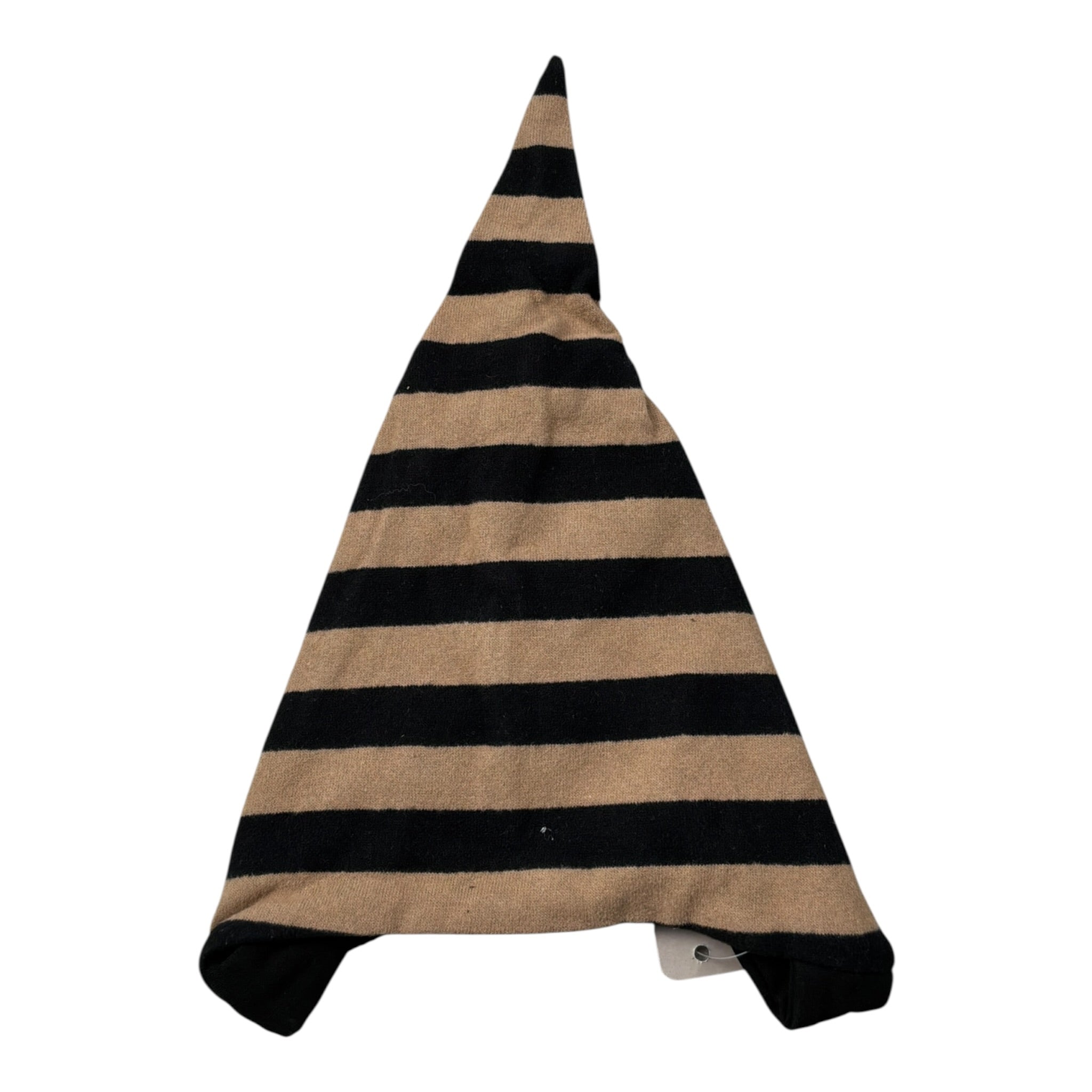 Ninaluna Cappello Bicolore con Fantasia A Righe Beige/Nero per Neonato ELFORIGA BEIGE/NERO NINALUNA 