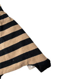 Ninaluna Cappello Bicolore con Fantasia A Righe Beige/Nero per Neonato ELFORIGA BEIGE/NERO NINALUNA 