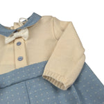 Ninnaoh Pagliaccetto Bicolore con Papillon Panna per Neonato I23241TNP PANNA NINNAOH 