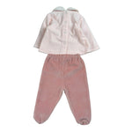 Ninnaoh Completo 2Pz Maglia-Ghettina Rosa per Neonata I25C9 ROSA NINNAOH 