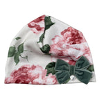 Ninnaoh Cappello tinta unita con Stampa Bianco per Neonata I25CA38 BIANCO NINNAOH 