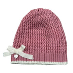 Ninnaoh Cappello tinta unita In Filo Rosa per Neonata I25CAF308 ROSA NINNAOH 