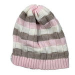Ninnaoh Cappello Tricolore con Fantasia Rosa per Neonata I25CAF323 ROSA NINNAOH 