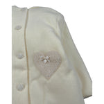 Ninnaoh Cappotto tinta unita con Cappuccio Panna per Bambina I25CAP702XJ PANNA NINNAOH 