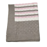 Ninnaoh Coperta tinta unita con Fantasia Beige per Neonata I25COPF320 BEIGE NINNAOH 