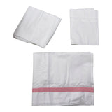 Ninnaoh Set 3Pz Lenzuola tinta unita Bianco per Neonata I25LE11 BIANCO NINNAOH 
