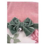 Ninnaoh Coperta Bicolore con Stampe Rosa per Neonata I25LE66 ROSA NINNAOH 
