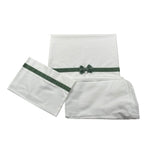 Ninnaoh Set Lenzuola 3 Pezzi tinta unita Bianco per Neonata I25LE6 BIANCO NINNAOH 