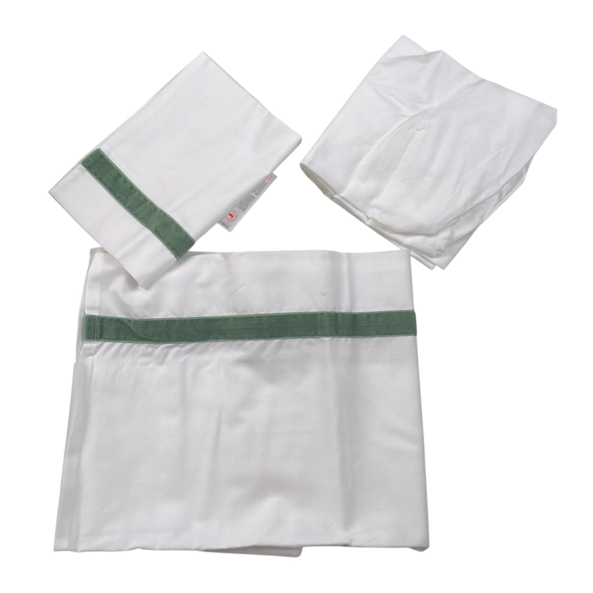 Ninnaoh Set Lenzuola 3 Pezzi tinta unita Bianco per Neonata I25LE6XX BIANCO NINNAOH 