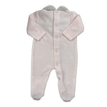 Ninnaoh Tutina tinta unita con Pelliccia Rosa per Neonata I25T8 ROSA NINNAOH 