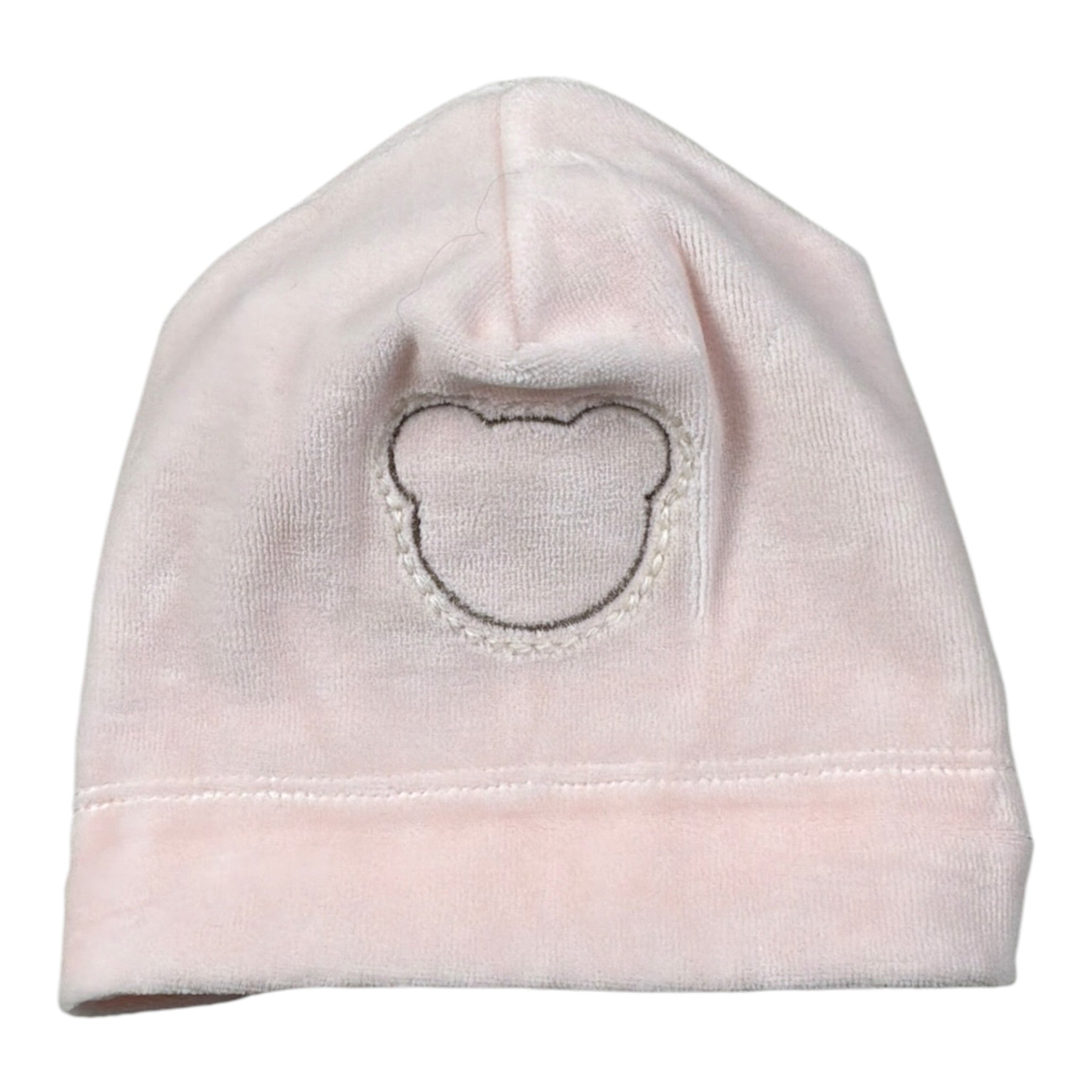 Ninnaoh Cappello tinta unita con Stampa Rosa per Neonata NH219750 ROSA NINNAOH 