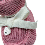 Ninnaoh Babbucce tinta unita In Filo Rosa per Neonata NH219757 ROSA NINNAOH 