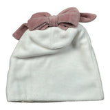 Ninnaoh Cappello tinta unita con Fiocco Bianco/Rosa per Neonata PR219758 BIANCO/ROSA NINNAOH 