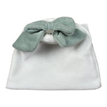 Ninnaoh Cappello tinta unita con Fiocco Bianco/Verde per Neonata PR219758 BIANCO/VERDE NINNAOH 