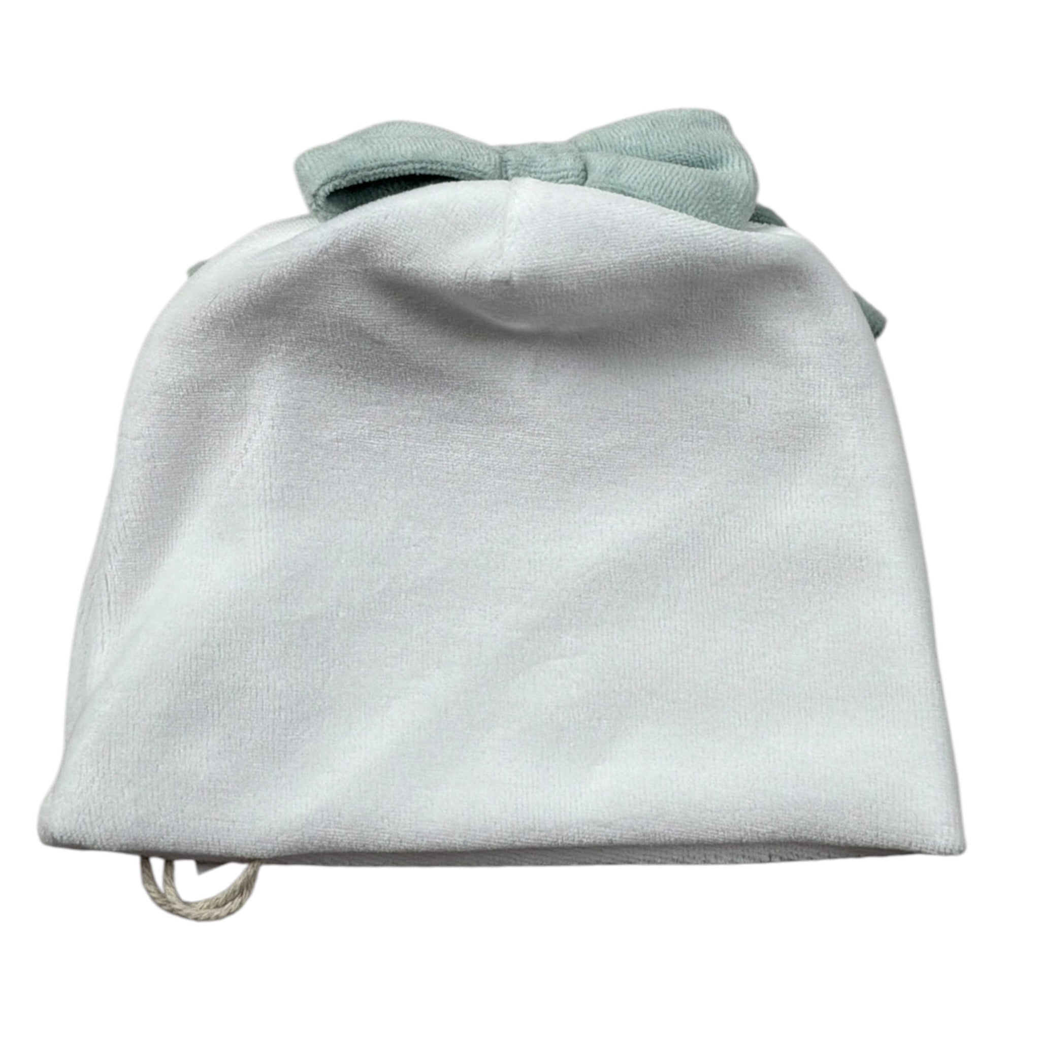Ninnaoh Cappello tinta unita con Fiocco Bianco/Verde per Neonata PR219758 BIANCO/VERDE NINNAOH 